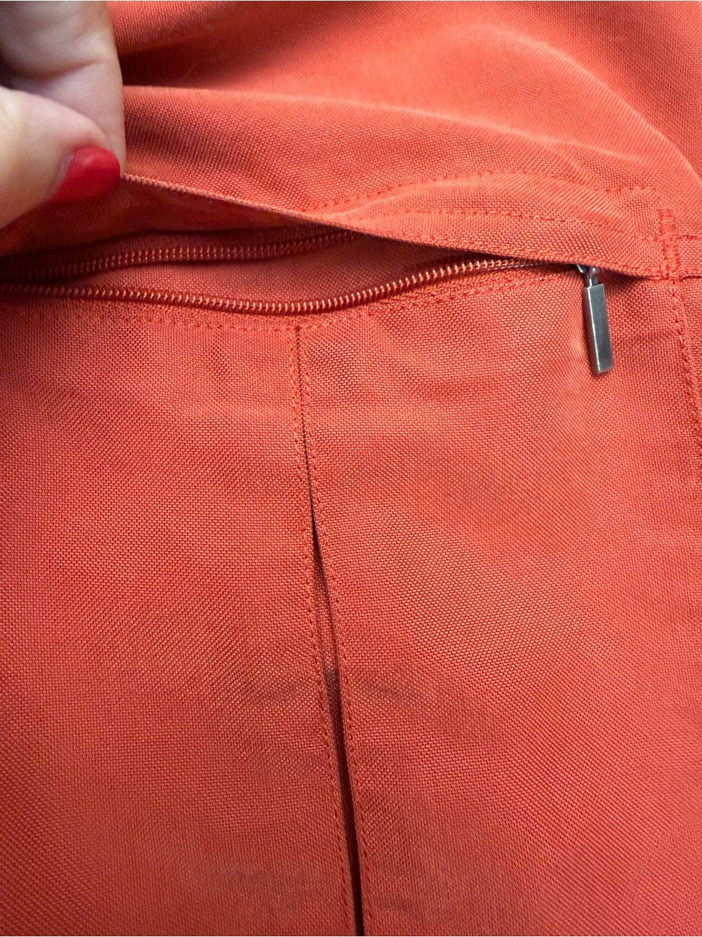 The North Face long sleeve, button-up, rust/orange - size L - Picture 8 of 8